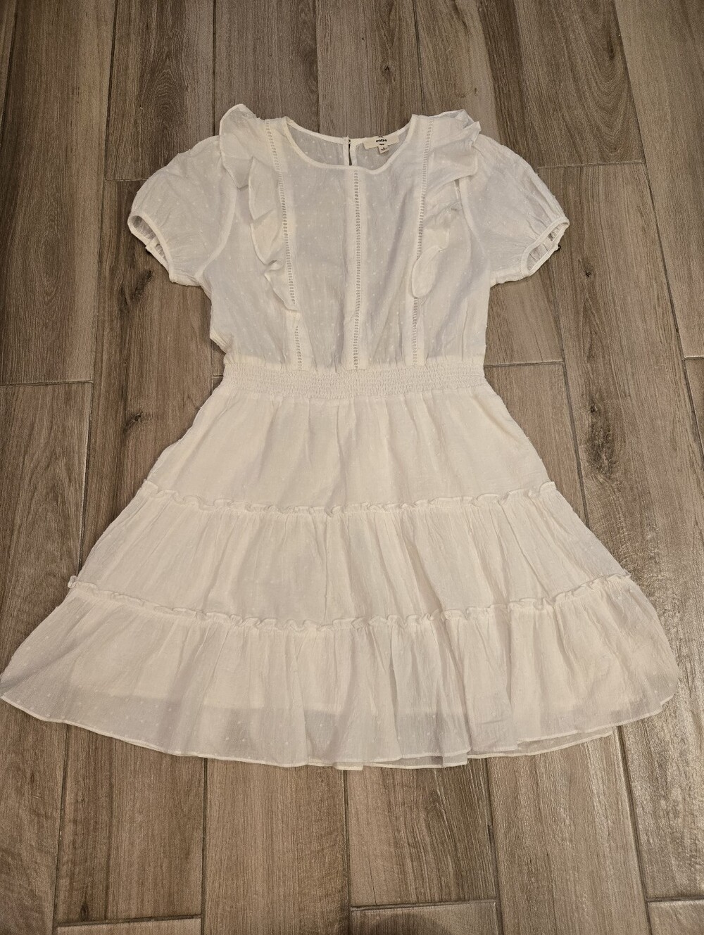 Entro White Mini Dress, S